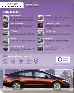 Honda FCX Clarity Publicity Booklet